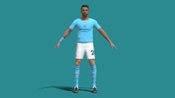 3D Rigged Riyad Mahrez