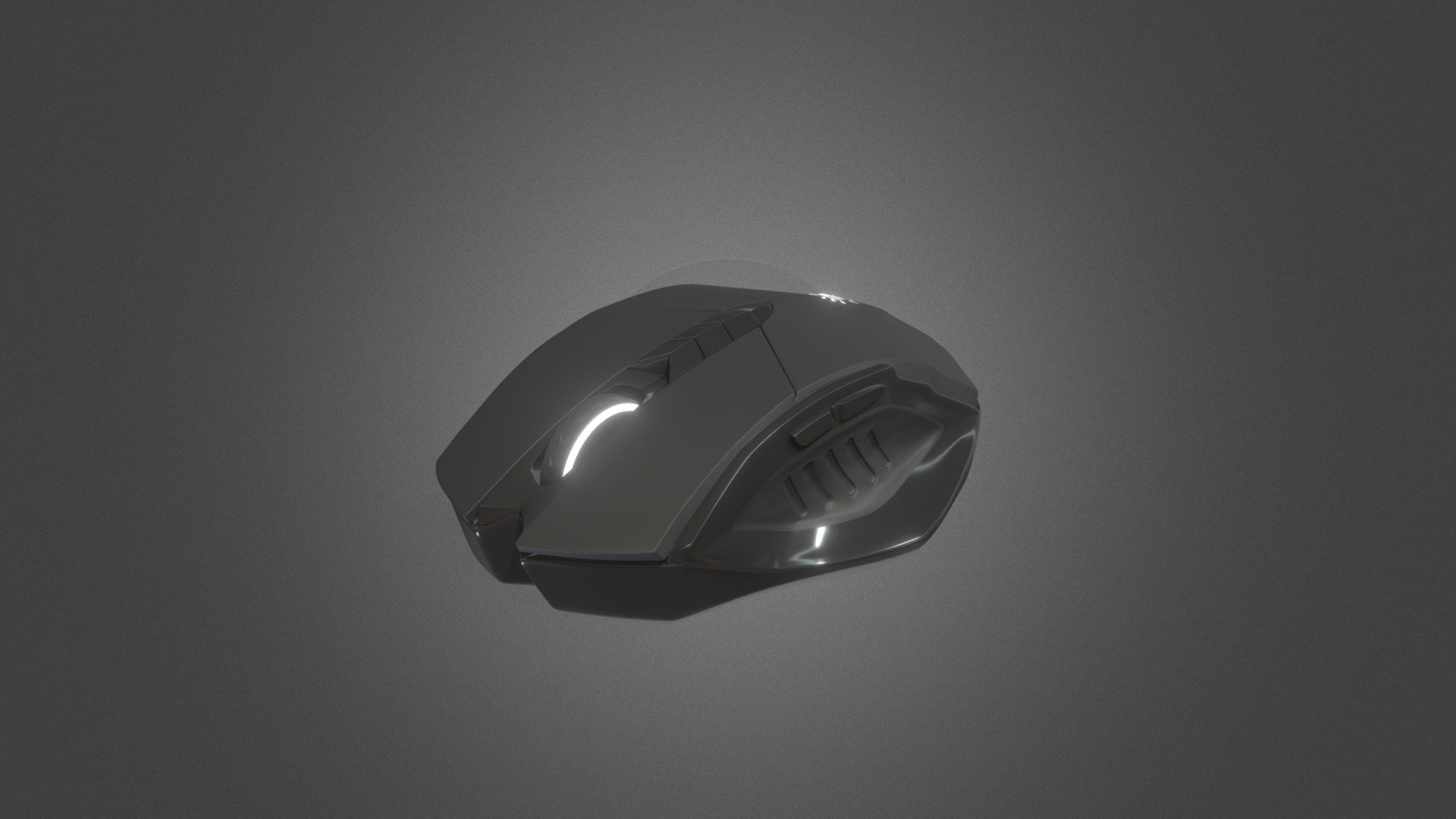 Computer mouse A4Tech bloody V7 3d model