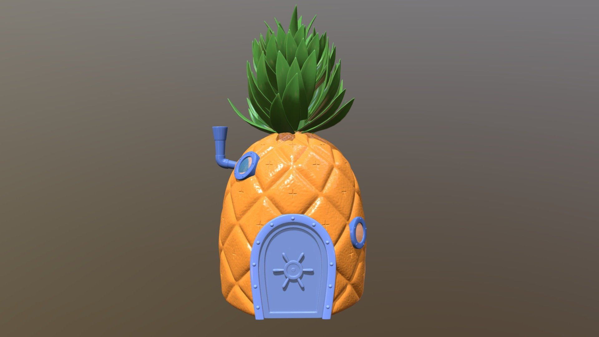 Pineapple SpongeBob 3d model