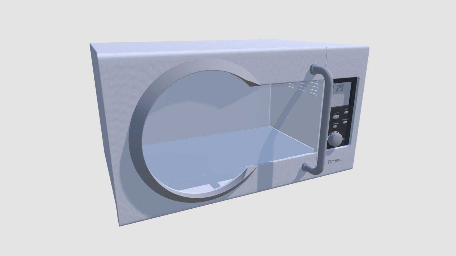 microwave 3d model