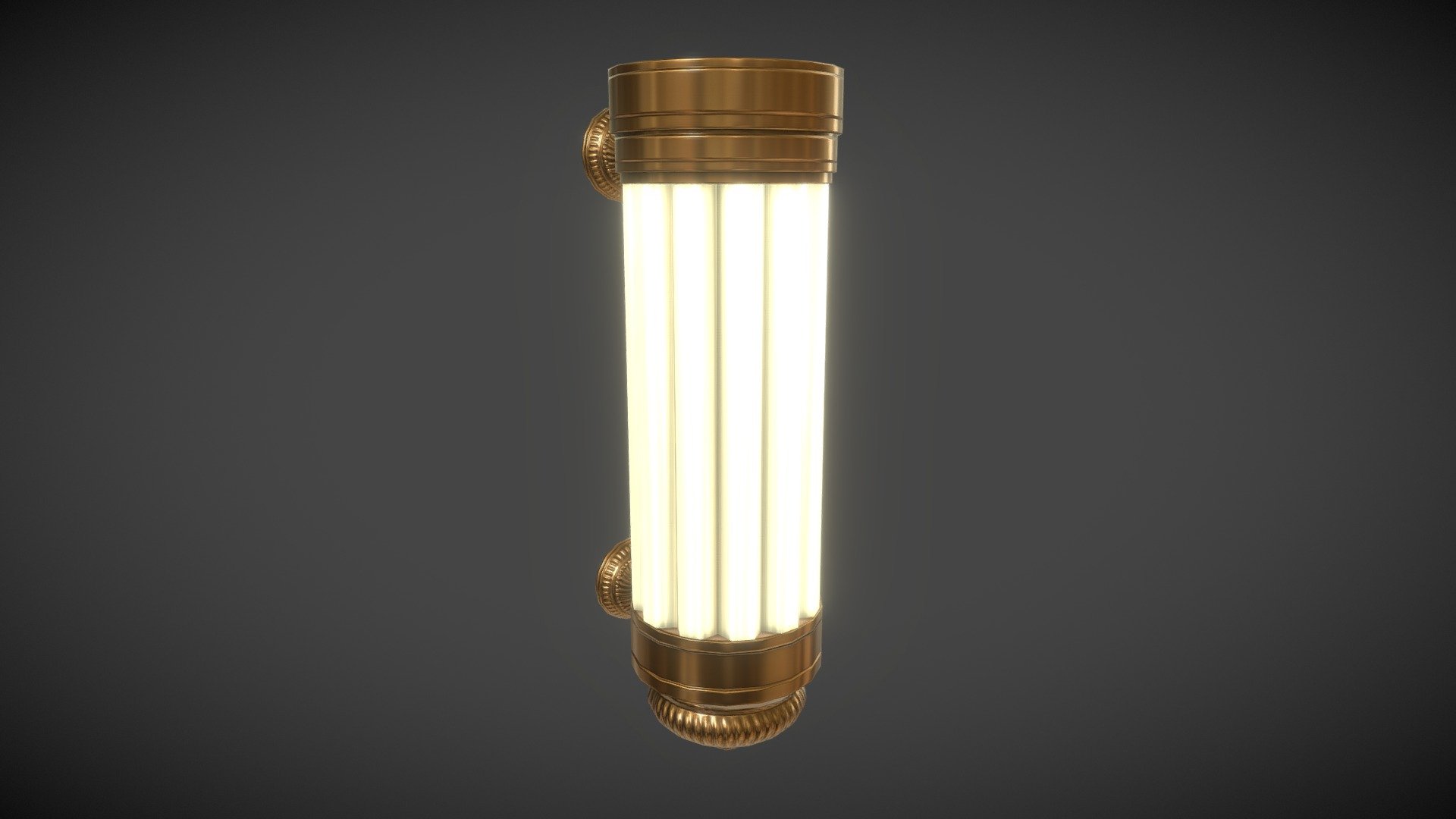 Light Sconce Art Deco 3d model