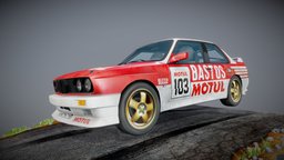 BMW M3 E30 rally car