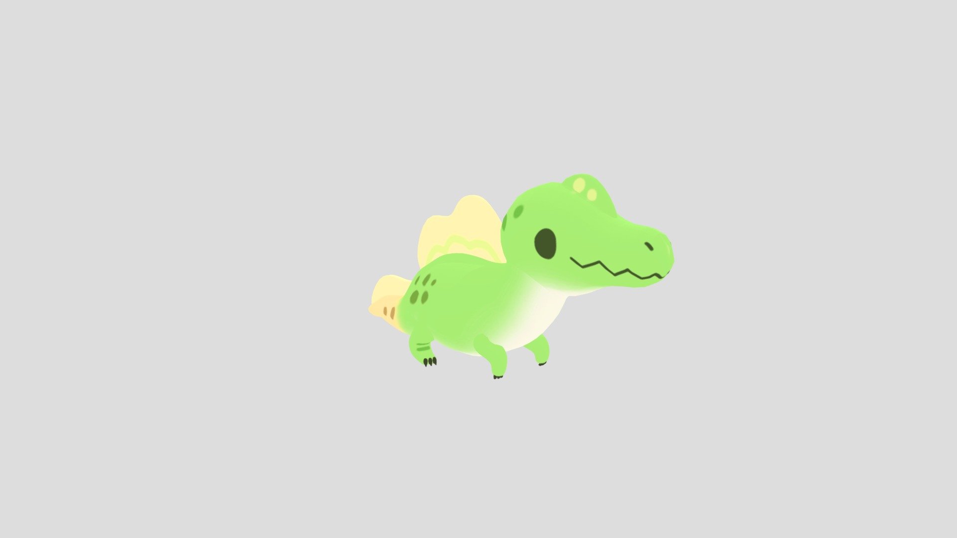 Cute Spino 3d model