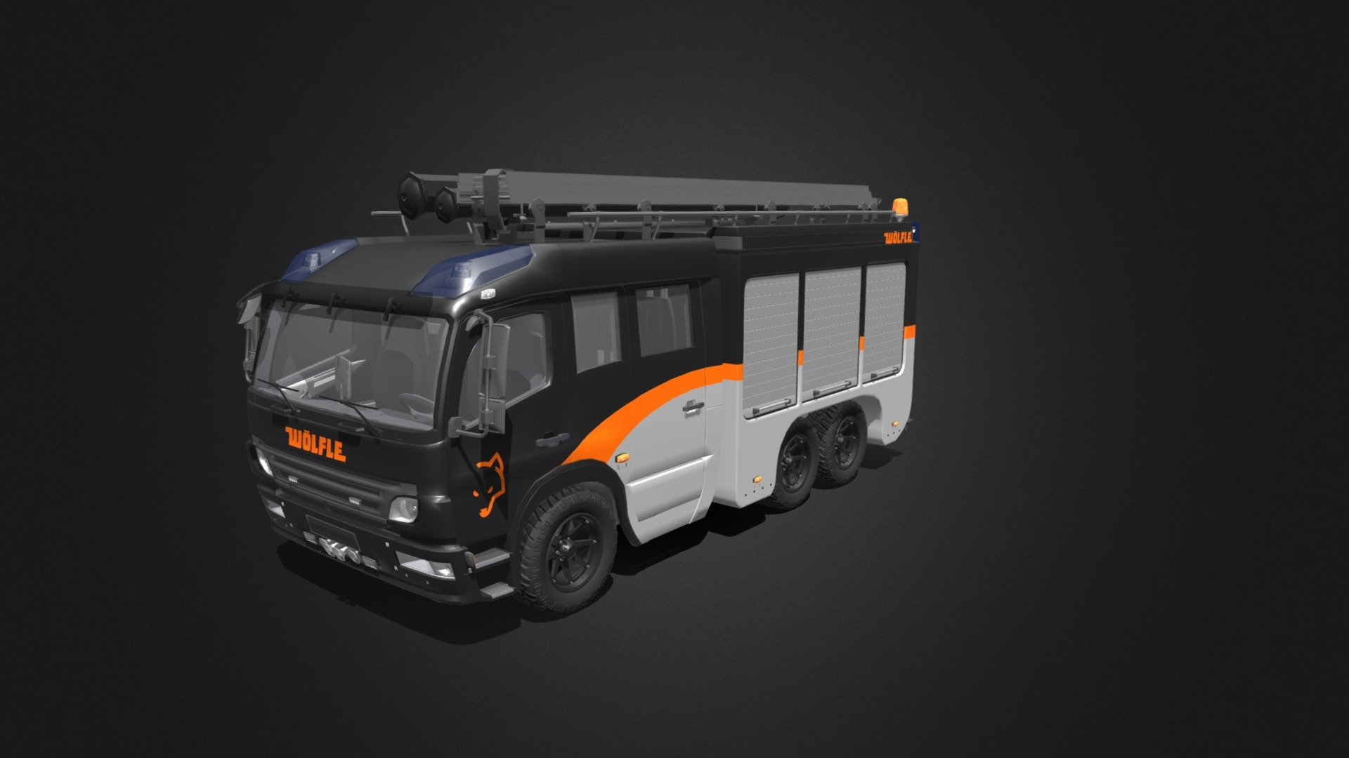 Woelfle Fire Truck 3d model