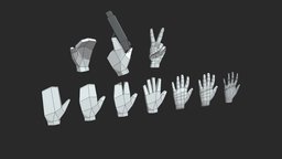 Lowpoly hands