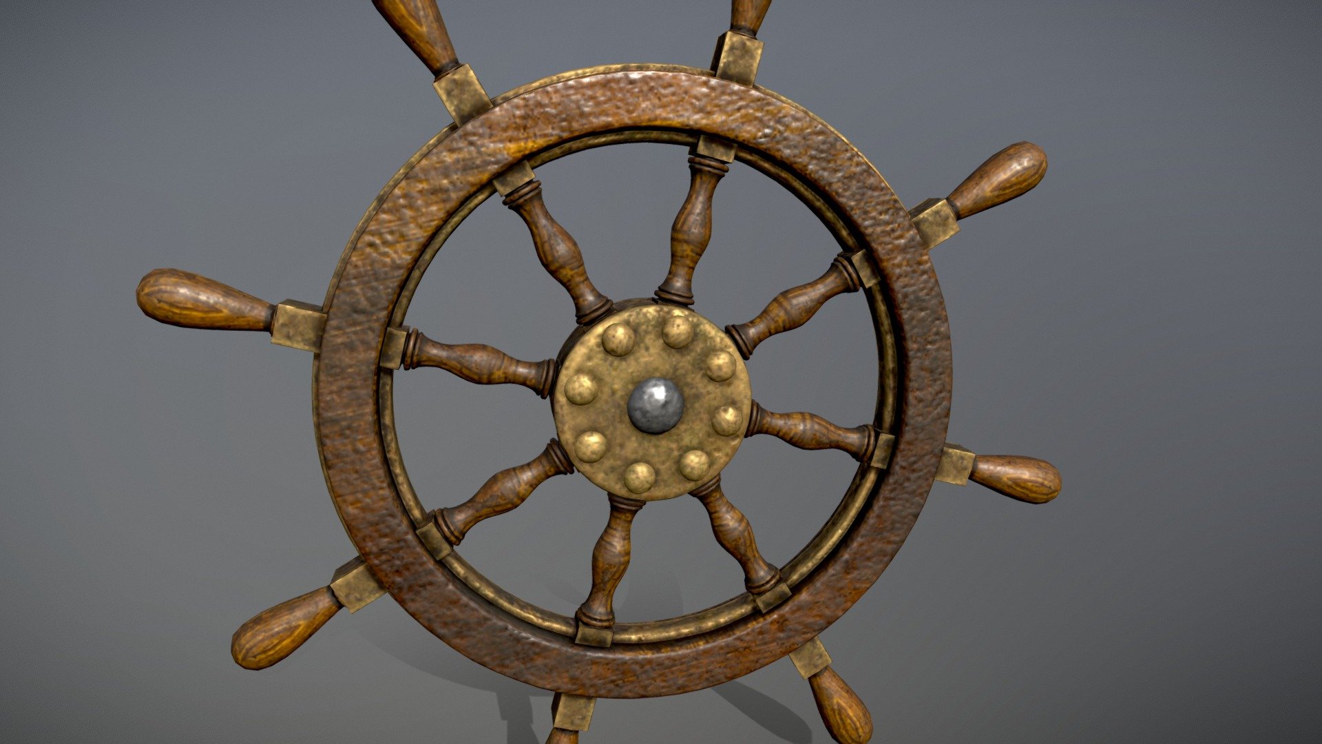 Pirate Ship Helm 3d model