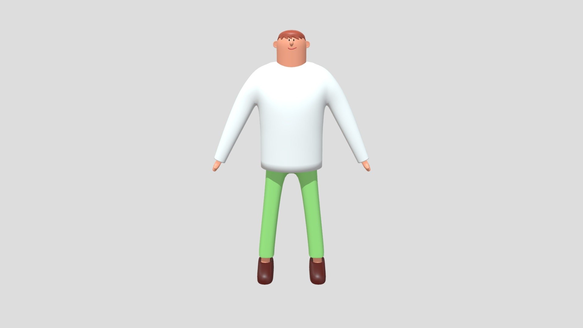 Man-b 3d model