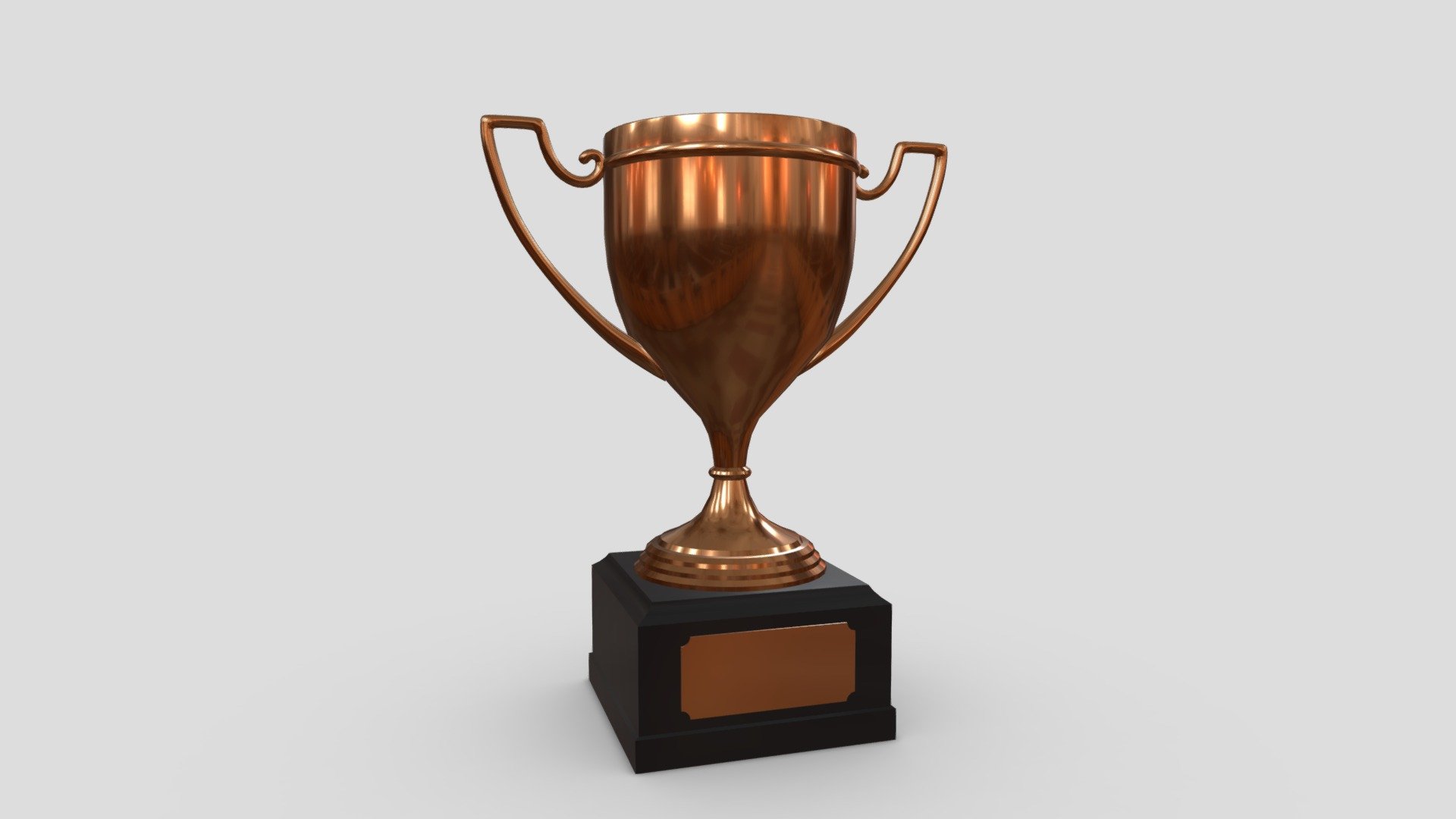 Trophy for champions 3d model