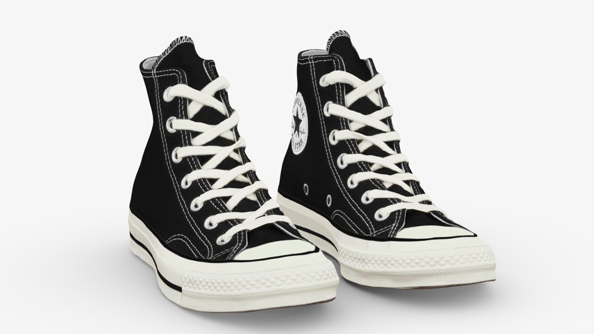 Converse All Star 1970s 3d model