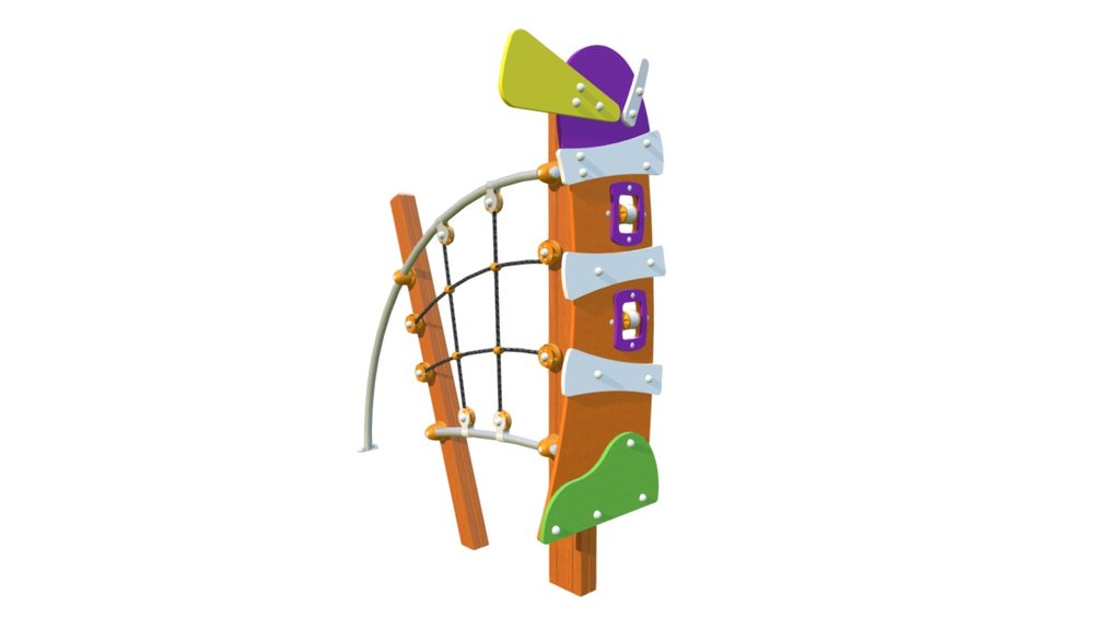 Lighthouse with Climbing Net FAC22 3d model