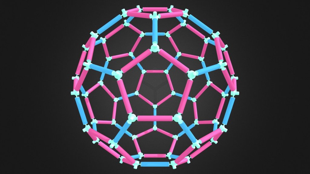 Truncated Icosahedron 3d model