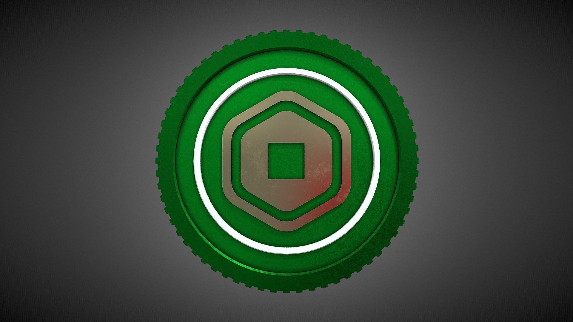 Robux Coin 3d model