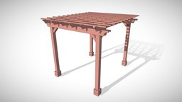 The Traditional Wooden Garden Pergola