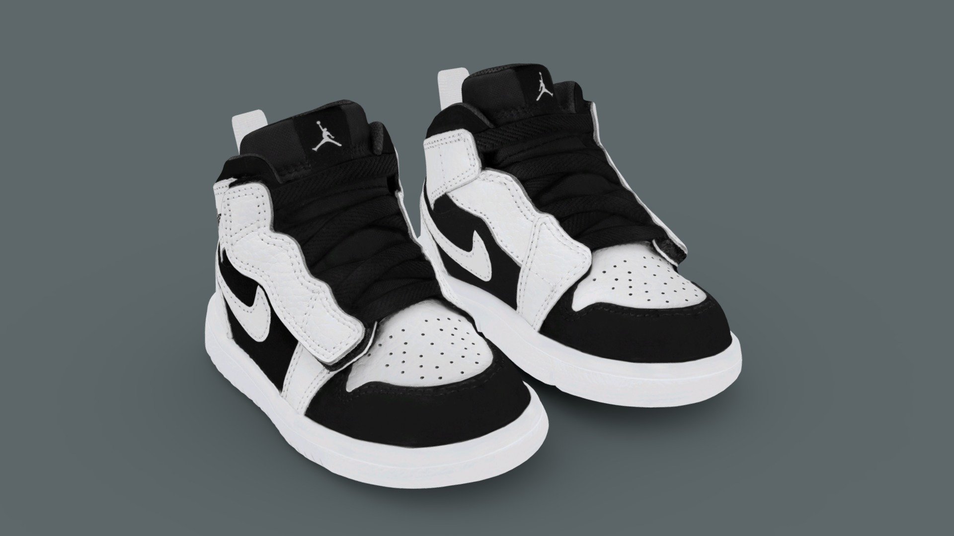 Baby Sneaker Nike Air Jordan 1 Mid Alt 3d model