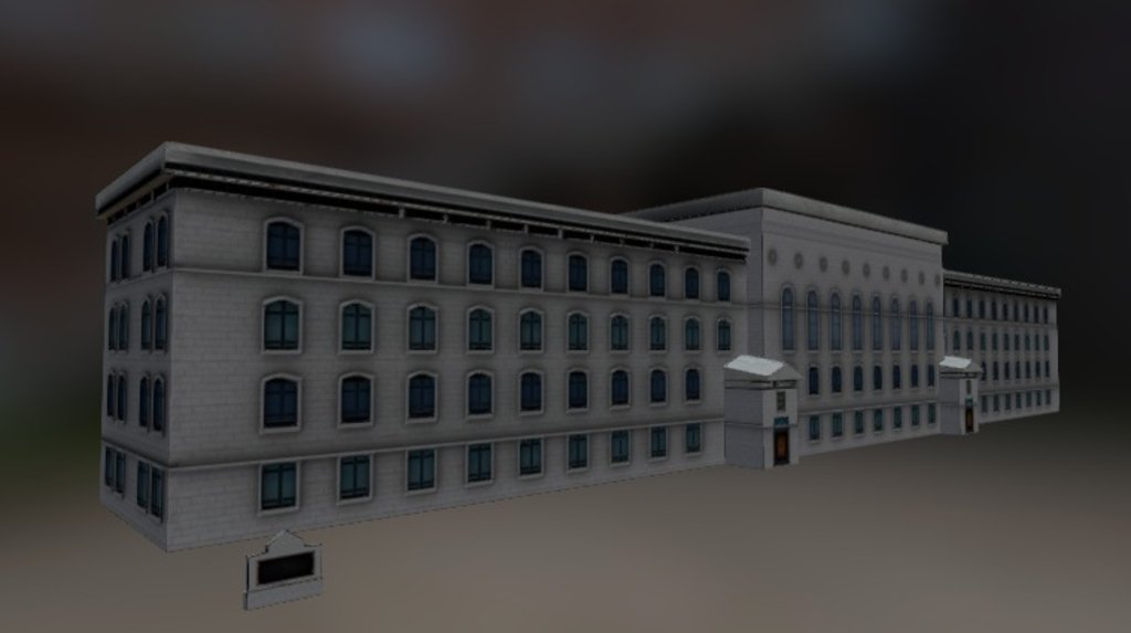 High school 3d model