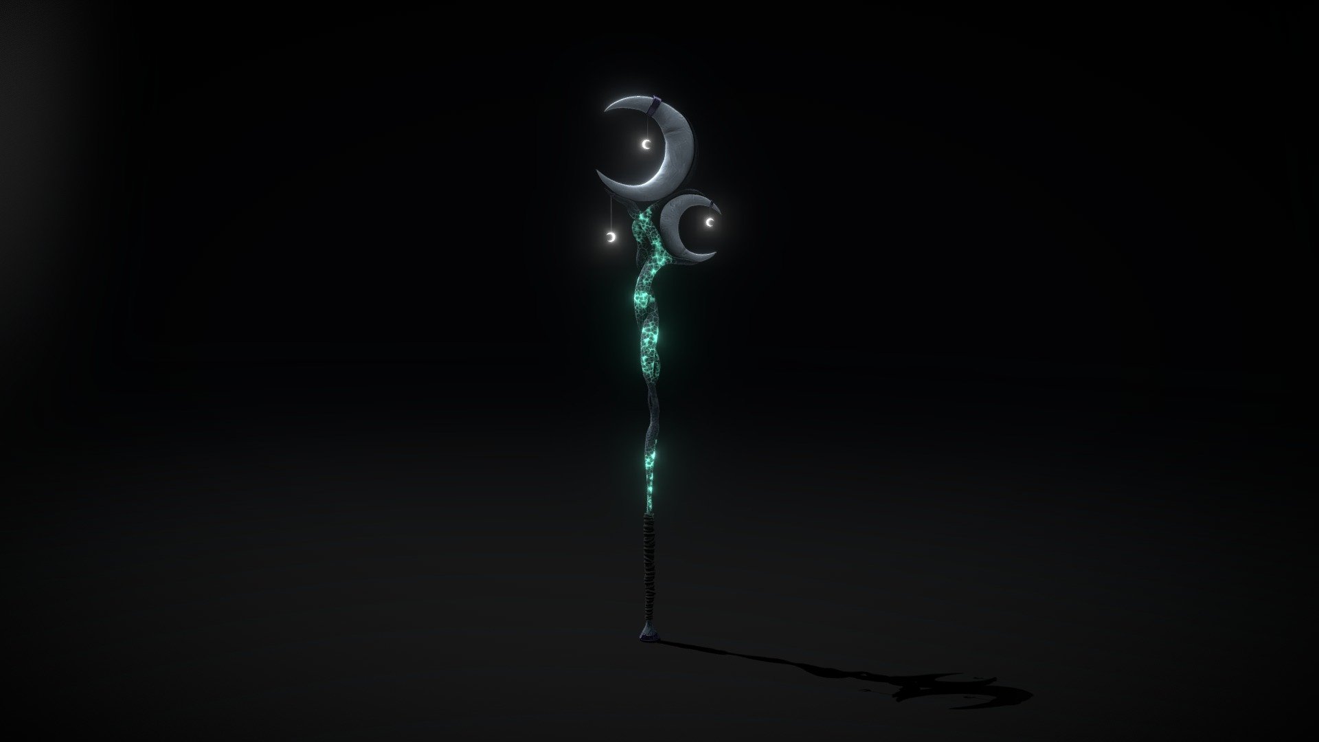 Moon Staff 3d model