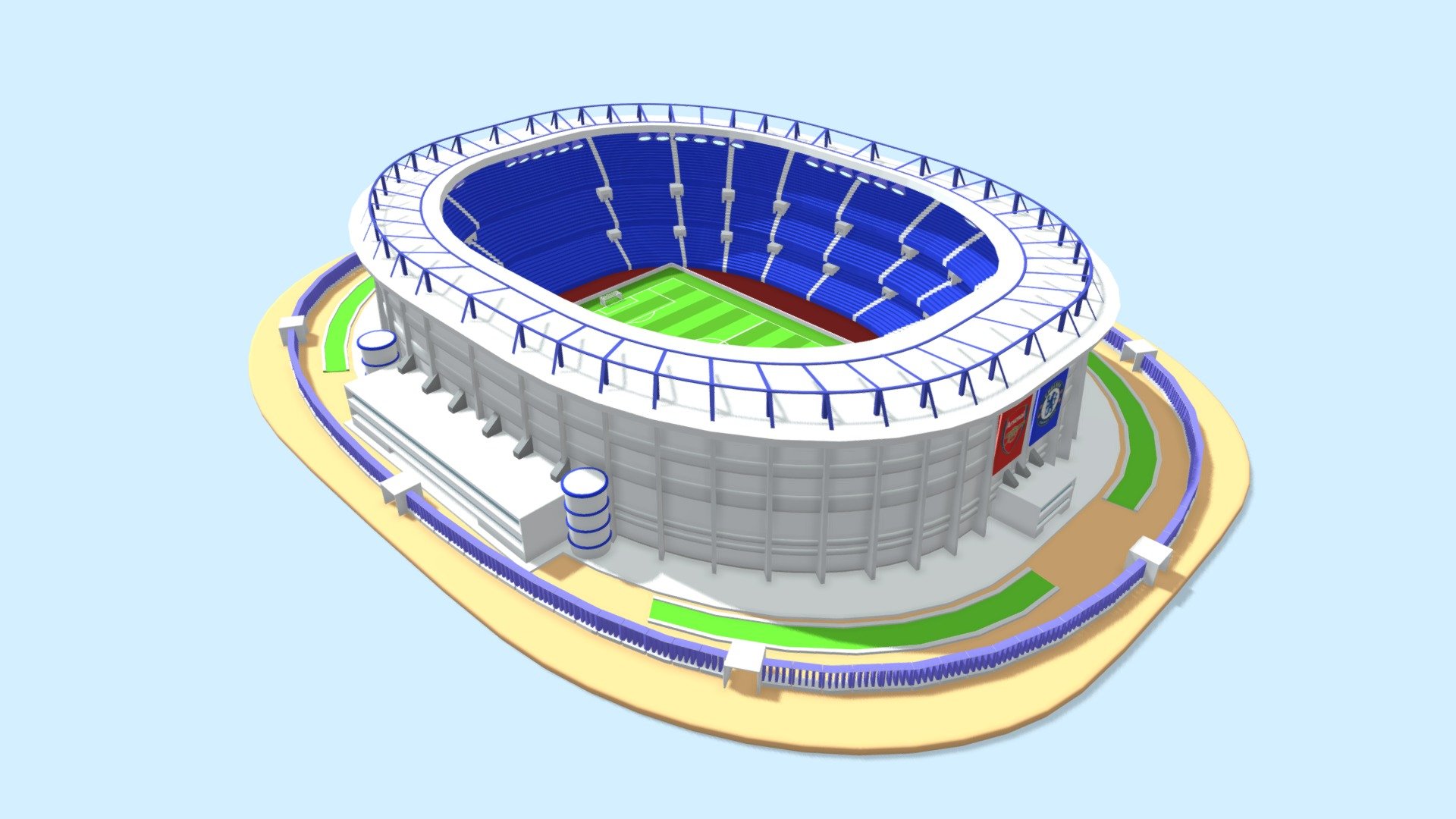 Stadium 3D 3d model