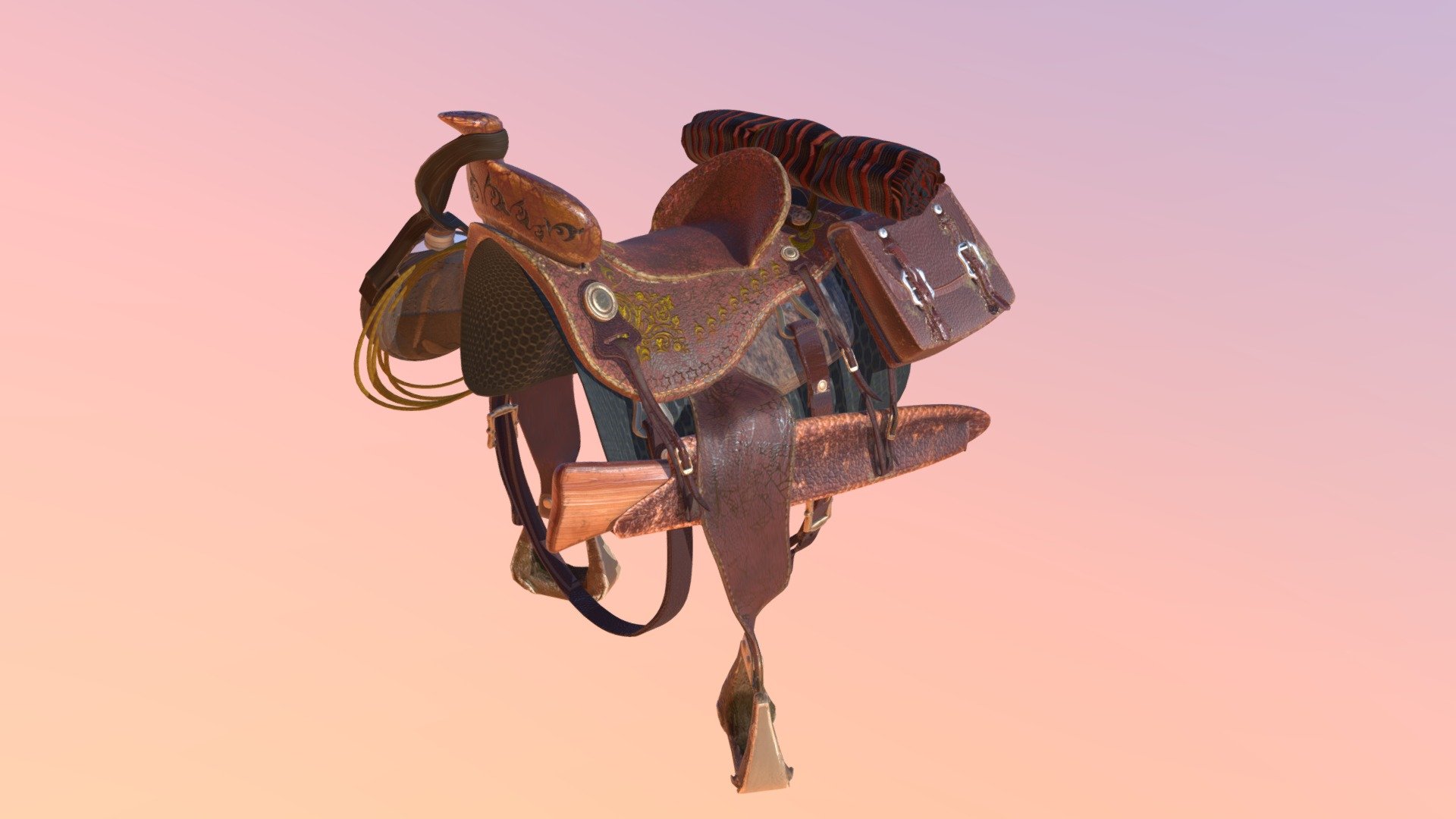 Complete Saddle 3d model