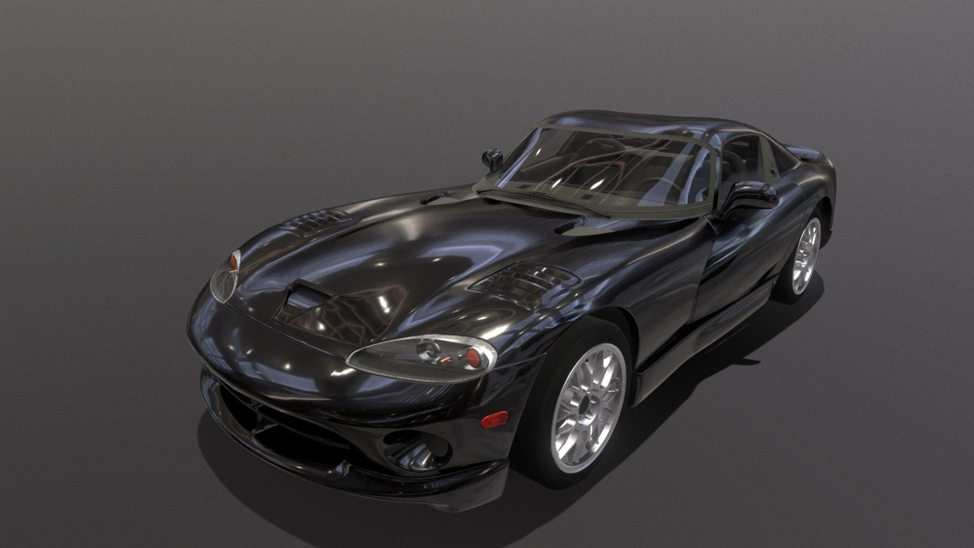 Dodge Viper GTS ACR 1999 3d model