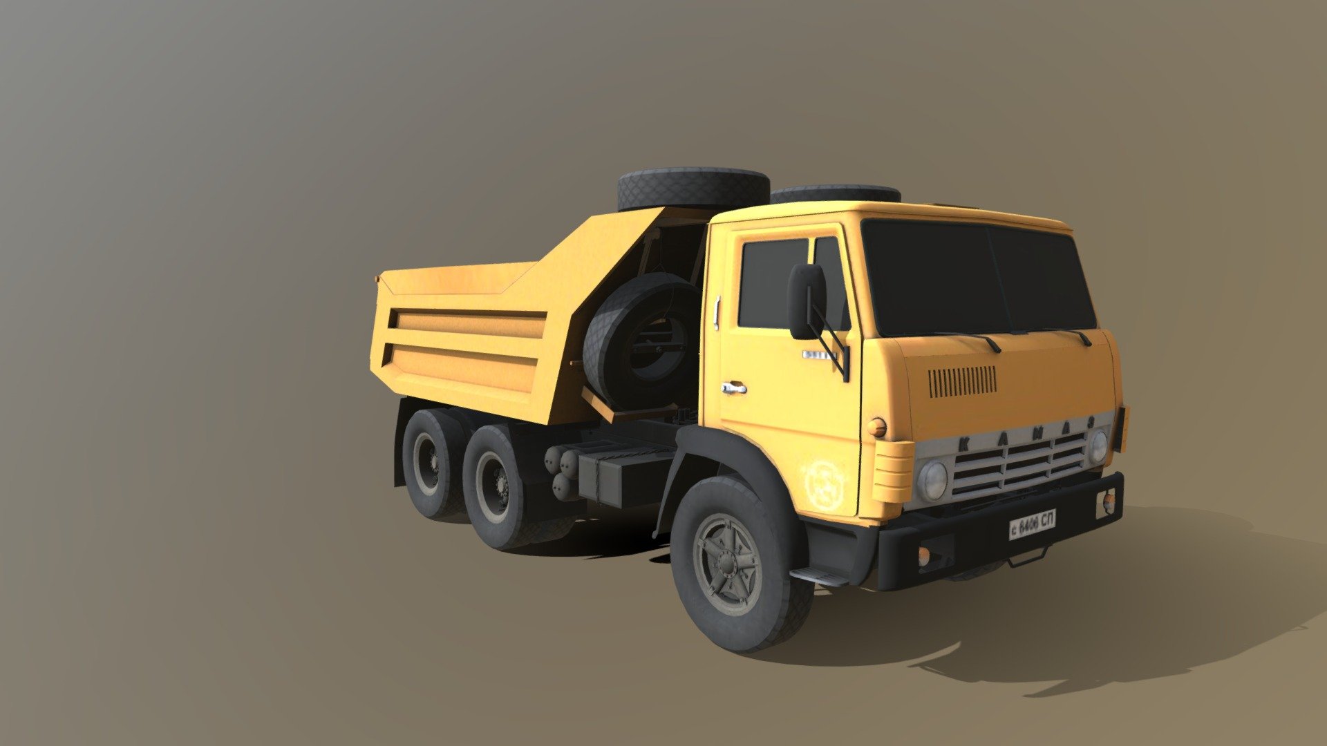 KamAZ 55111 (model 2004) 3d model