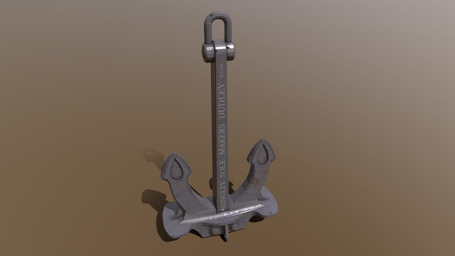 Titanic anchor 3d model