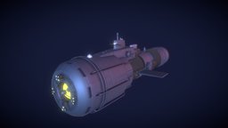 Fantasy waterjet submarine