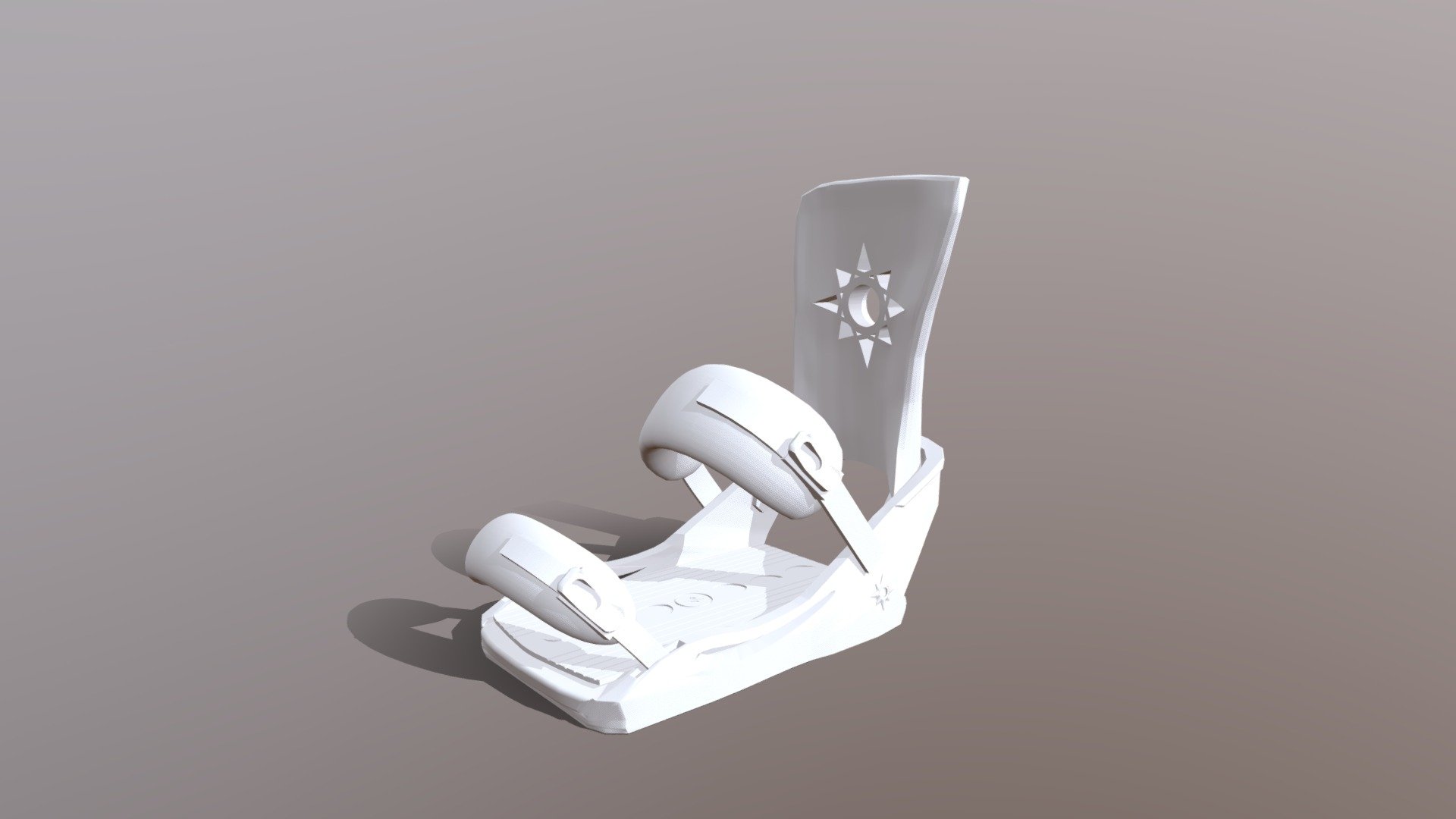 Snowboard BIndings, Wanderlust 3d model