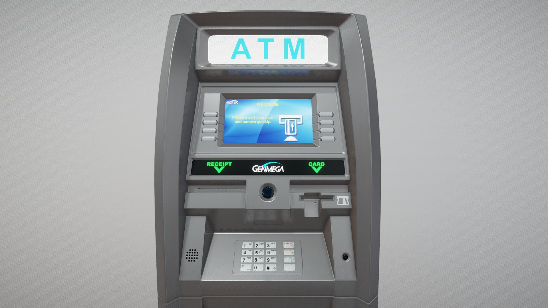 ATM model 3d model