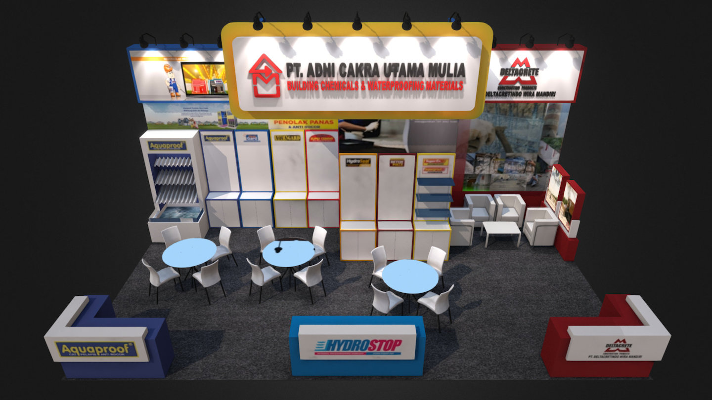 Exhibition-stand (acum) 3d model