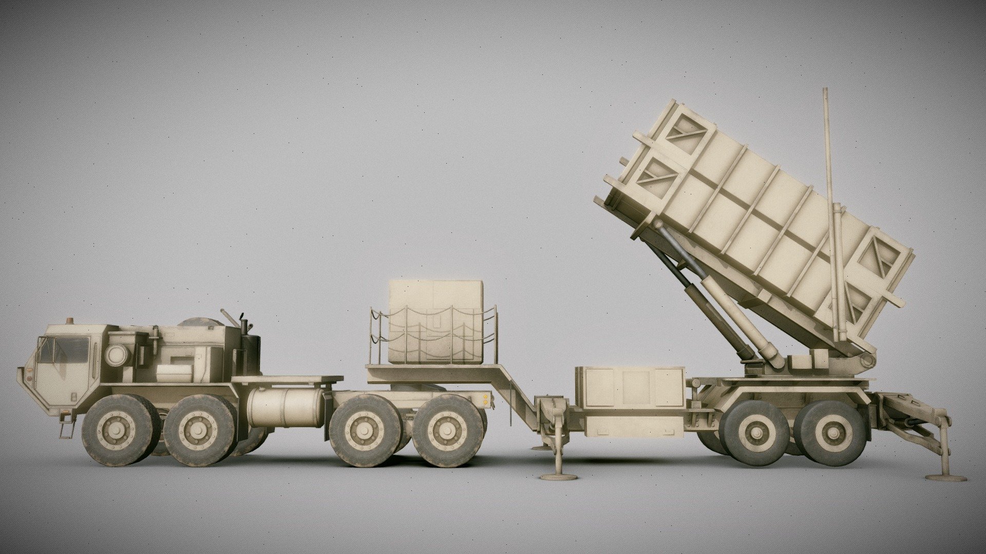 MIM-104 Patriot 3d model