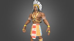 Native American 3D model