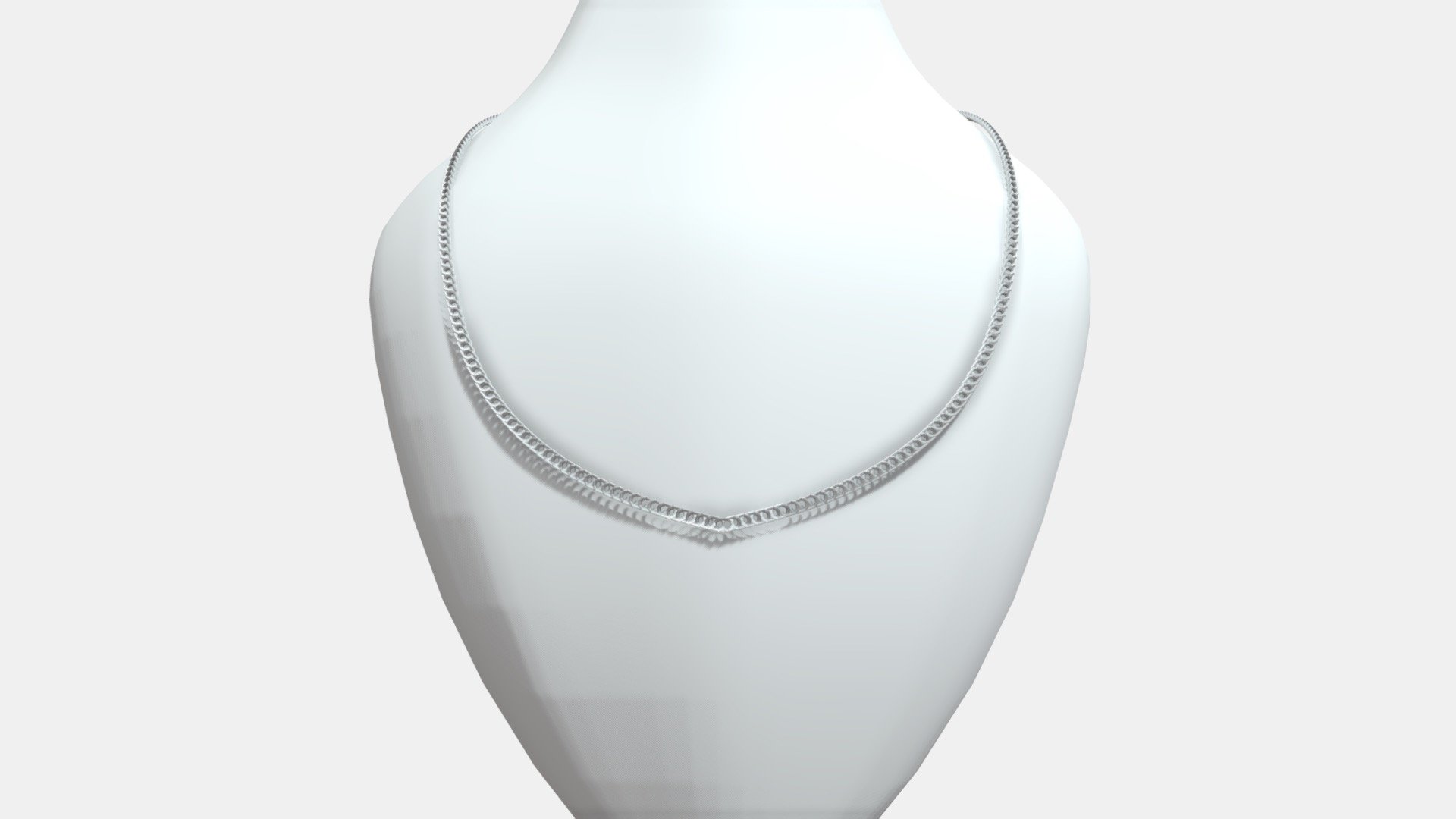 SILVER NECKLACE 3d model