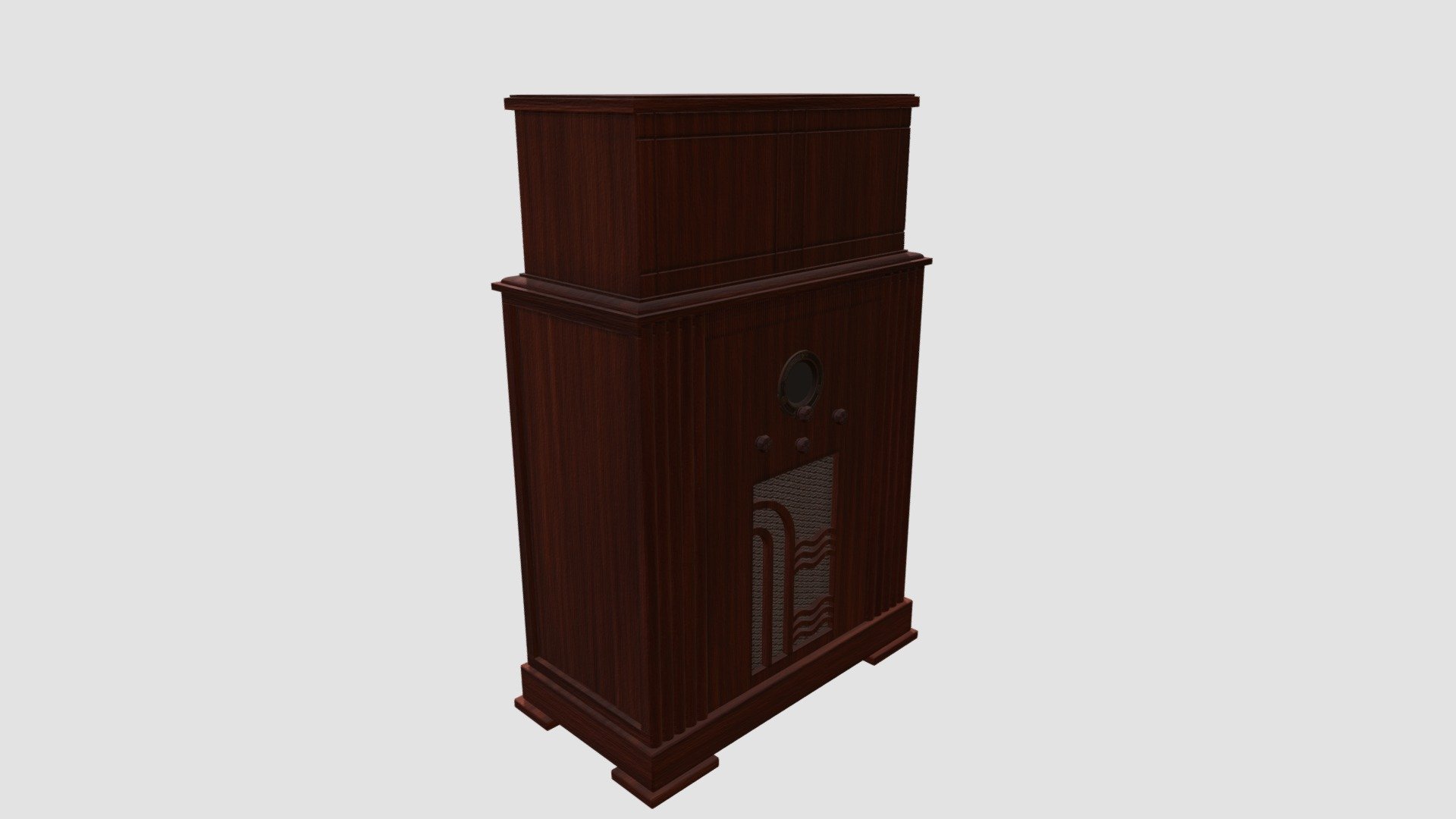 radio 3d model