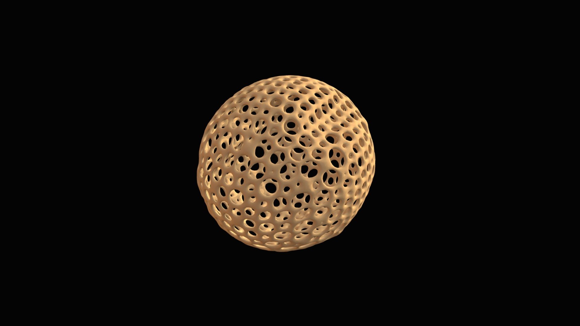 Olive Pollen Grain 3d model