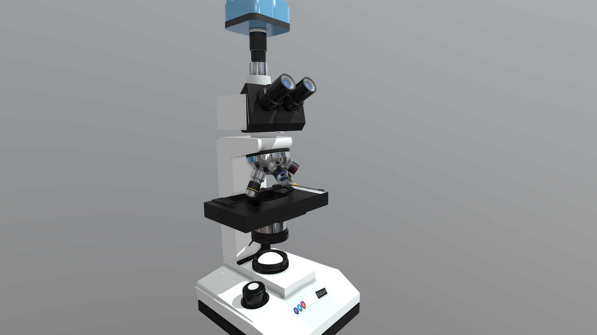 Microscope 3d model