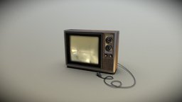 Retro CRT Tv, 80s