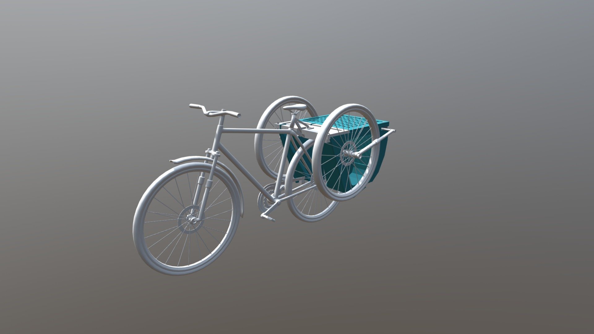 Bike Rack S Export 3d model