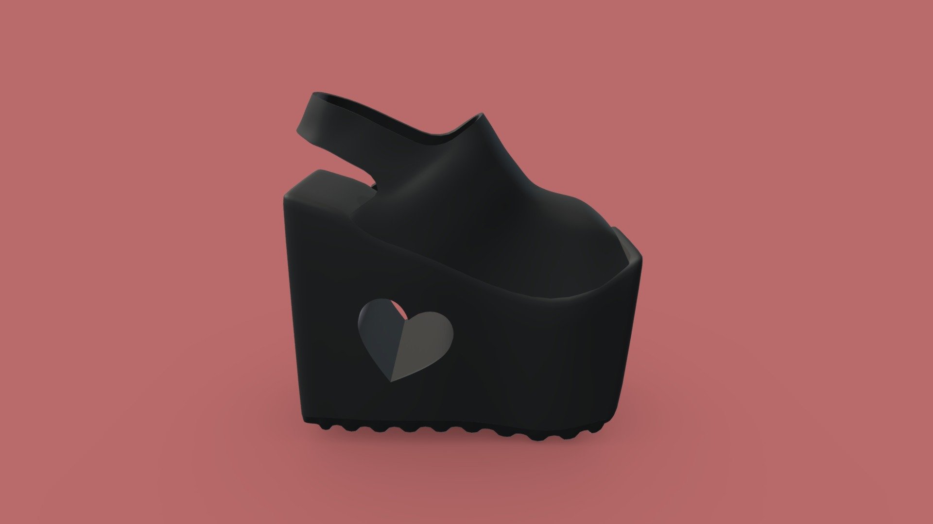 heart heels 3d model