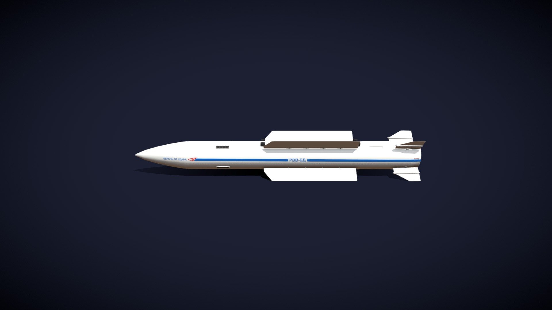 Vympel R37 Missile 3d model