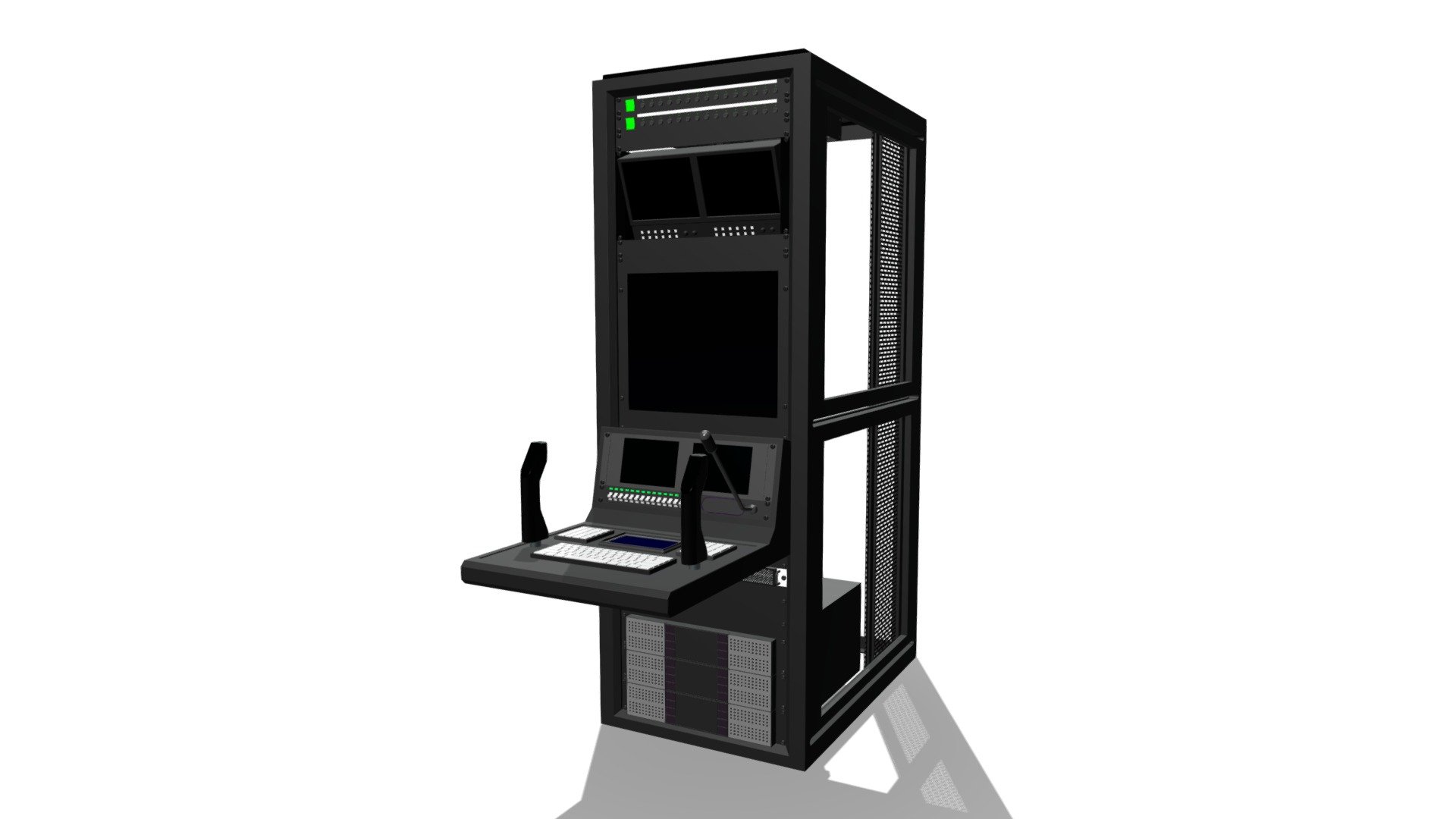 UAV Control Rack 3d model