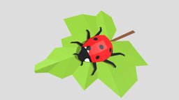 Low poly Ladybug