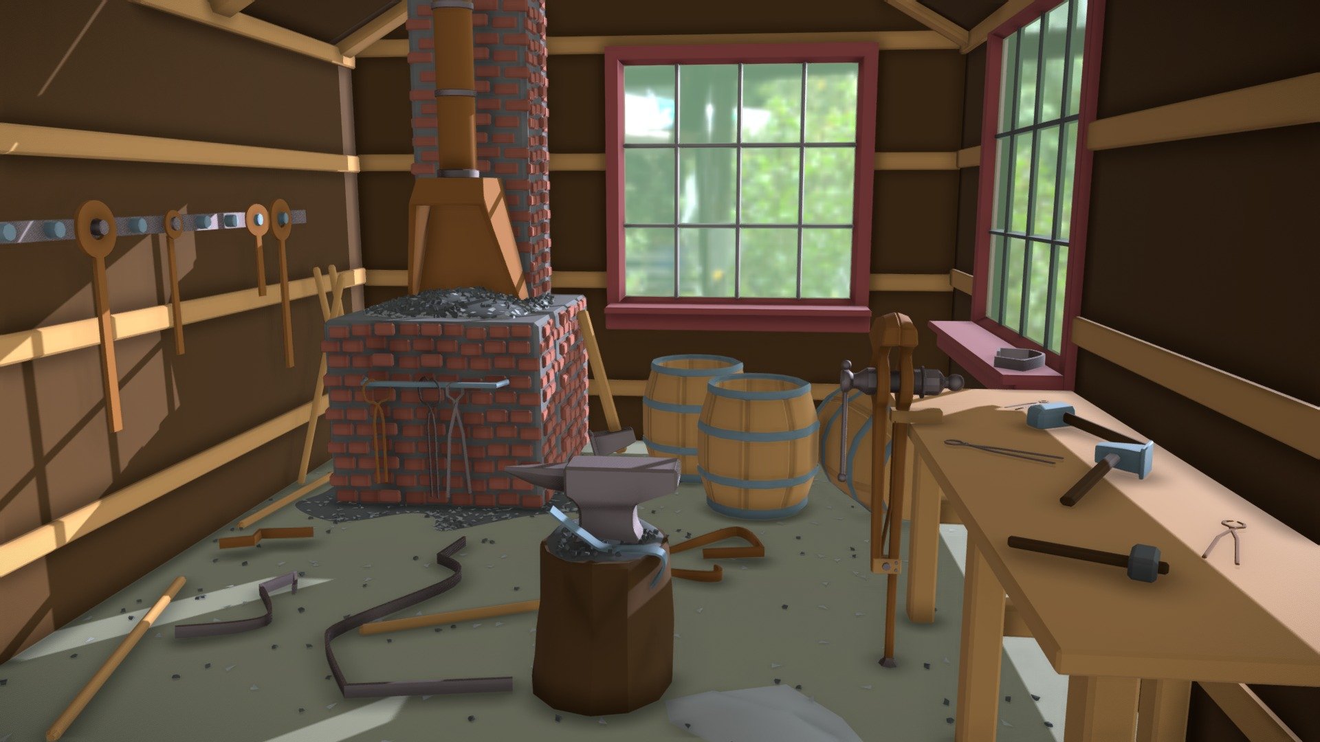 Old Forge 3d model