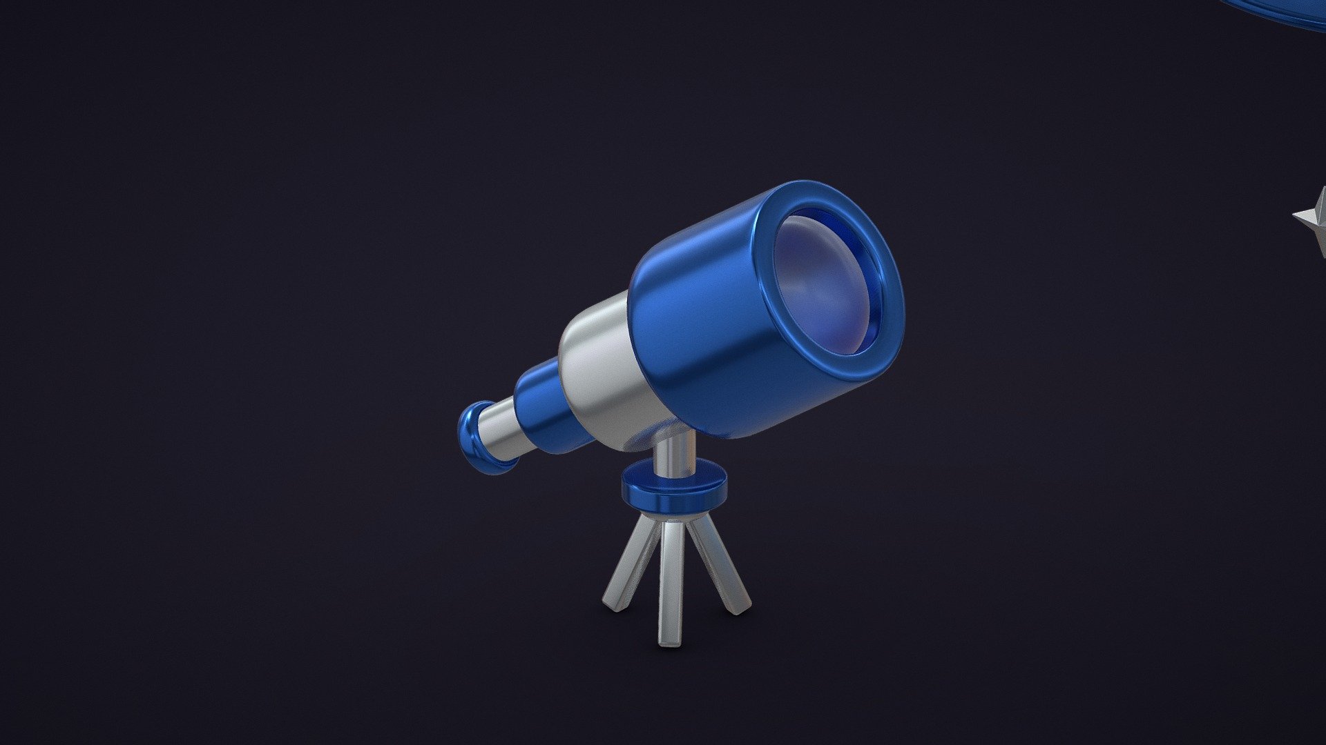 Telescope 3d model