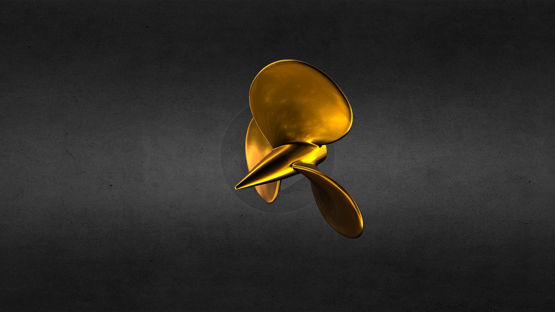 torpedo boat propeller D2900 (~1913-1918) 3d model