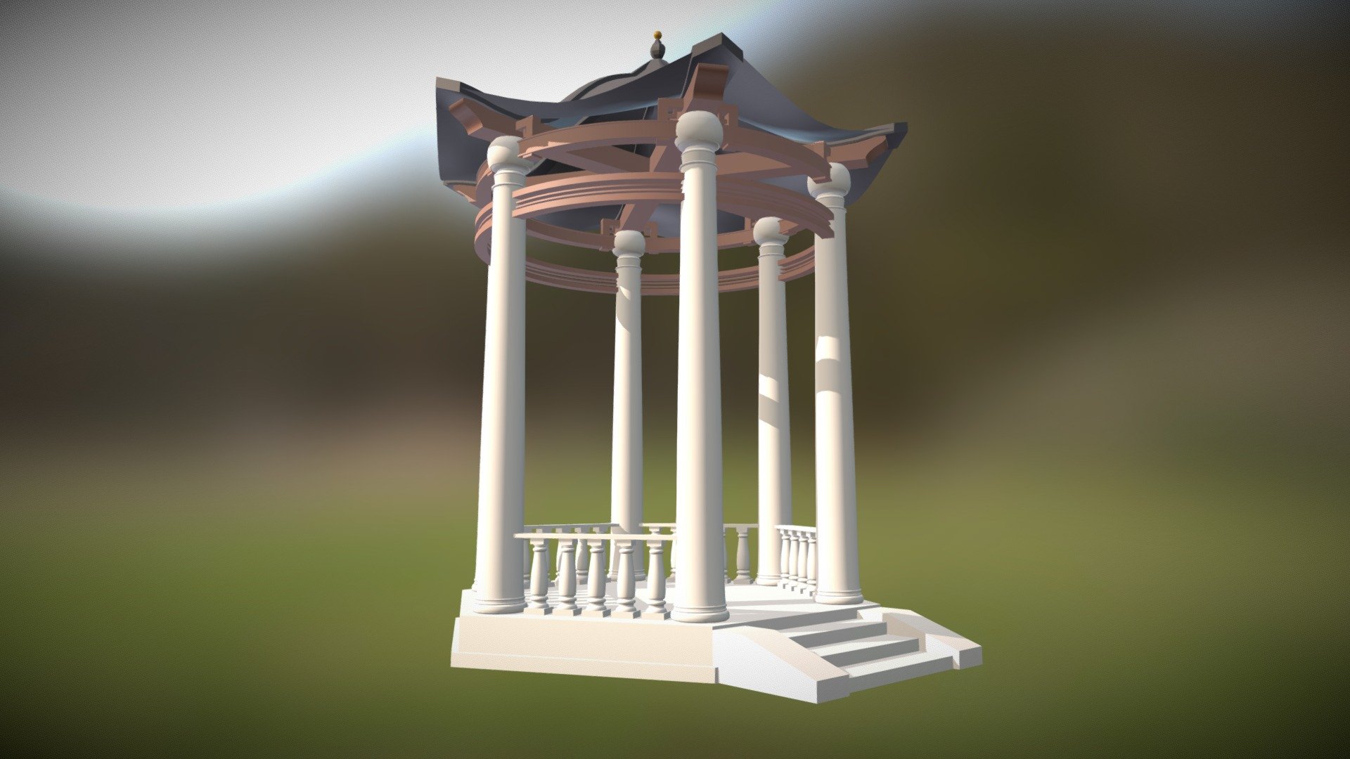 Gazebo 3d model