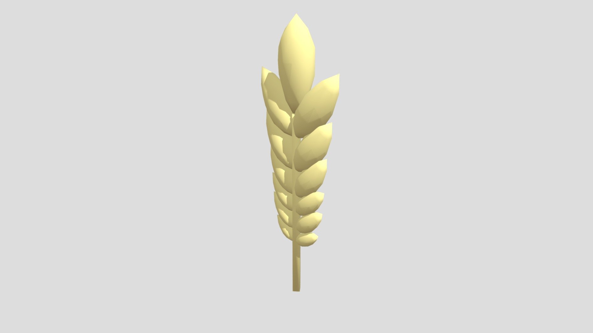 Wheat from Poly by Google 3d model