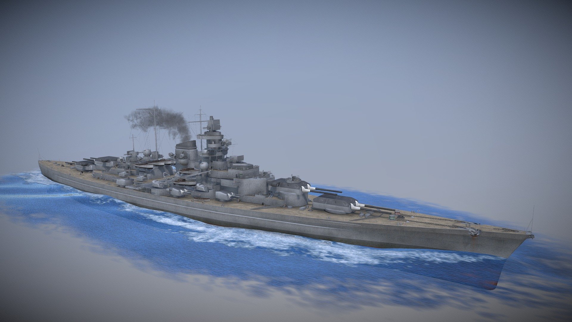 Tirpitz 3d model