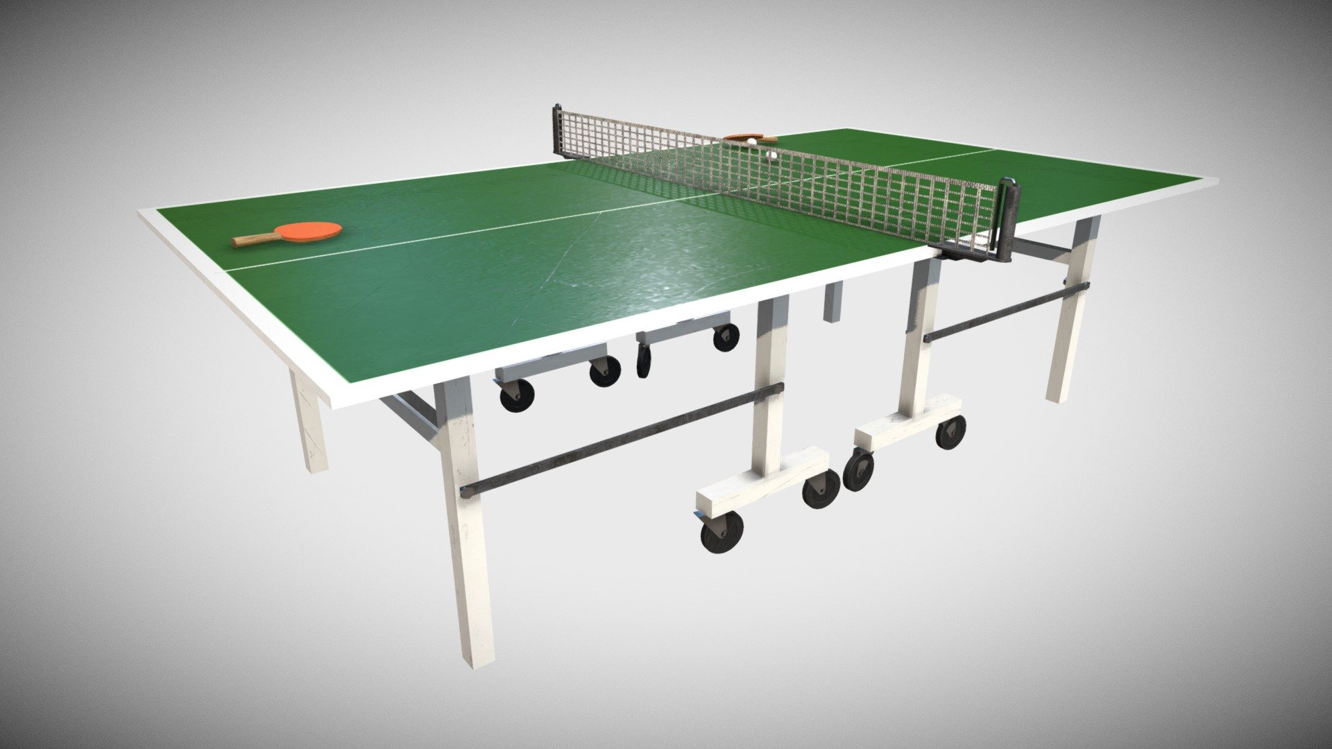 Tennis Table 3d model