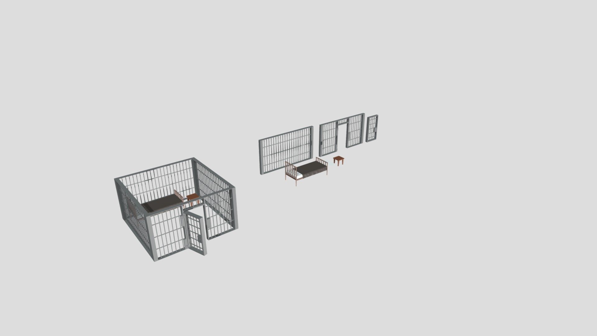 Prison Cell 3d model