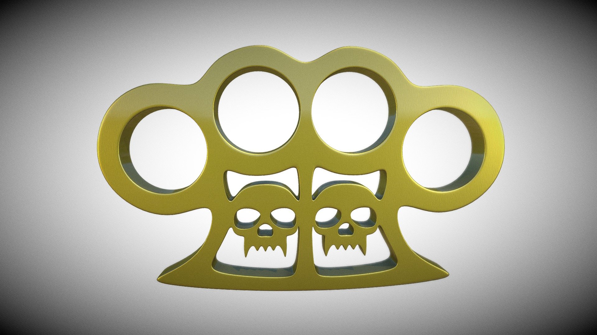 Knuckle Buster Version 1 (Skulls) 3d model